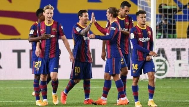 مباراة برشلونة في الدوري