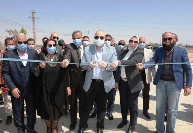 محافظ بني سويف  يفتتح المحطة الوسيطة بناصر بتكلفة 18 مليون جنيه