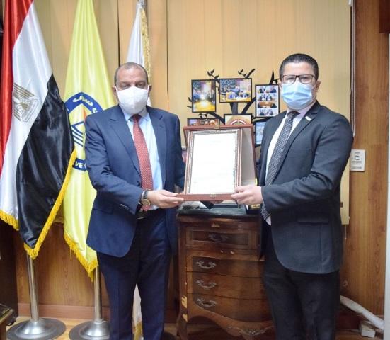 حصول جامعة بنى سويف على شهادة الأيزو 9001