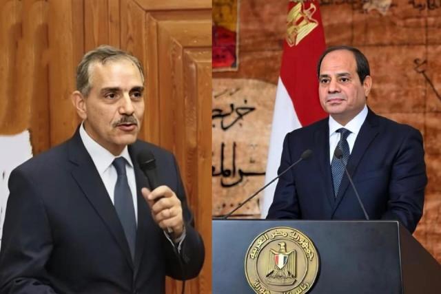 الرئيس السيسي والمحافظ