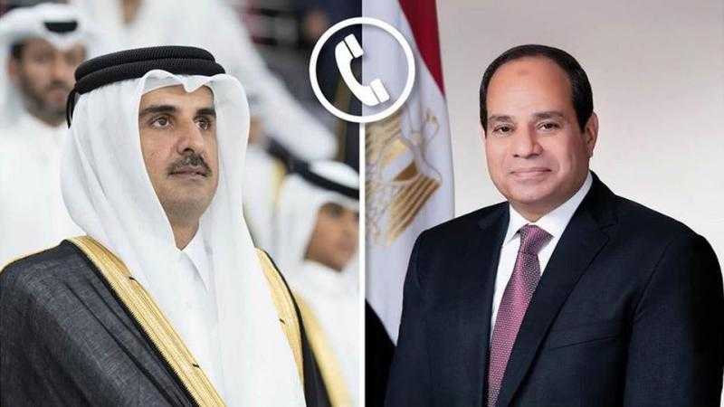 الرئيس السيسي وأمير قطر يتفقان على إطلاق مبادرة مشتركة لدعم وإغاثة الشعب السوداني