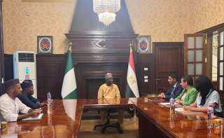 سفير نيجيريا يلتقى رئيس المبادرة الشبابية الإفريقية